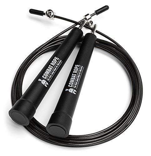 Jump Rope - Speed Jumping Rope for Exercise, Double Unders, Cross Fitness, Boxing, MMA - 100% Lifetime Guarantee