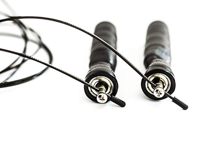 Jump Rope - Speed Cable for CrossFit - Boxing - Weight Loss & Fitness - Free Carry Case