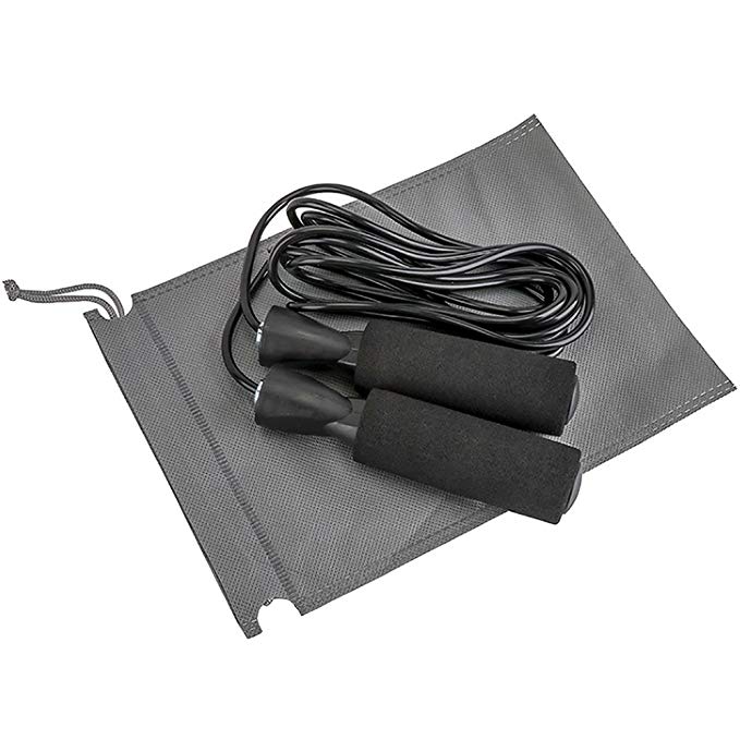 Peicees Adjustable Jump Rope 2 Pack with Carrying Pouch | Ergonomic, Durable, and Easy to Adjust | Premium Jumping Rope for Men Women and Kids of All Heights and Skill Levels